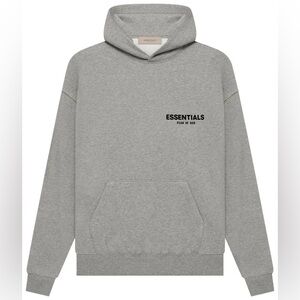 Essentials Fear of God Dark Oatmeal Hoodie SS22 | XXS–XXL